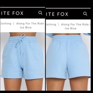 White Fox Along For the Ride Lounge Shorts